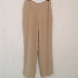 Pant Silk dress pants size 12 straight cut.